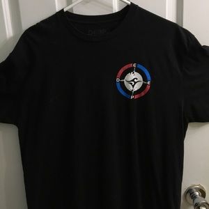 DEEP- Compass Black graphic tee